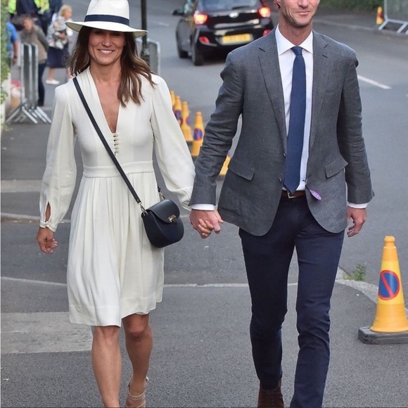 Isabel Marant Neil Crepe Ivory Dress ASO Middleton M US8 FR40 - Picture 7 of 7